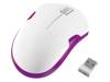 ID0132 Оптическая мышь; белый, багровый; USB; беспроводная; 6?10м