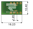 RE903 Laboratory card FR4 Epoxide + chem. Ni/Au