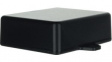 SR22-E.9 Enclosure with Rounded Corners 76x63.5x26mm Black ABS