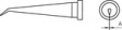 LT 1LXHS Soldering tip Conical long, curved 0.2 mm