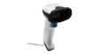 QD2590-WH Barcode Scanner, 2D Code/1D Linear Code/Postal Code, 5 ... 410 mm, RS232/USB/PS/2, Cable, White