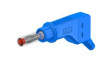 66.9328-23 Stackable Plug 4mm Blue 32A 600V Nickel-Plated