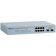 AT-GS950/8 Switch 8x 10/100/1000 2x SFP Desktop 19"