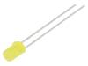 L-1413YDT, LED; 4мм; желтый; 1,2-3мкд; 100°; Поверхность: плоская; 2,1?2,5В, Kingbright