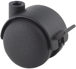 A525POI050L51-8, Steering castor with brake 50 mm, Tente