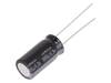 UKL0J102MPD, Конденсатор: электролитический; THT; 1000мкФ; 6,3ВDC; O10x20мм, NICHICON