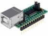 UM232R, Модуль: USB; DIP24,USB B; -40?85°C; 3,3?5,25ВDC, FTDI