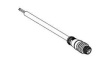 1200060682 Micro-Change (M12) Single-Ended Cordset 5 Poles Male (Straight) to Pigtail 0.34mm² PUR/PVC Cable 5.0m (16.40') Length