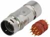 EPIC KIT M23 F6 N 12E SLM M23; вилка; PIN:12; "папа"; пайка; на провод; прямой; 7А; позолота