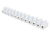 E.4035, Клеммник; Контактные группы:12; зажим под винт; 16мм2; 30А; белый, PAWBOL