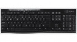 920-003754 Keyboard, K270, BE Belgium, AZERTY, USB, Wireless