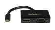 MDP2HDVGA Adapter, Mini DisplayPort Plug / HDMI Socket/VGA Socket
