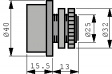 AC 300I 12-36V Пьезогенератор сигнала