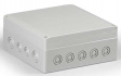 SPCK181808G Cubo S 175 x 175 x 75 мм, 50 мм основание, Pg выбивные отверстие, серая крышка,