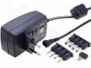 53997, Блок питания: импульсный; 3/4,5/5/6/7,5/9/12В; 1,5А; Вилка: EU, Goobay