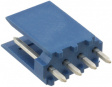 281695-4 Pin header straight 4 Poles