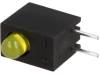 L-710A8CB/1YD, LED; в корпусе; Кол-во диод:1; 3мм; THT; желтый; 6-15мкд; 40°, Kingbright