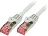 CQ2021S Patch cord; S/FTP; 6; многопров; Cu; LSZH; белый; 0,5м; 27AWG