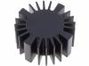 SK57725SA, Радиатор; для светодиодов; O:50мм; H:25мм; Цвет: черный, Fischer Elektronik