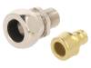 55502621, Концевой разъем прямой; Диам.рукава:10мм; Мат-л: латунь; IP65, LAPP