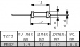 BX30619853629 Резистор 62 Ω 2 W ± 5 %