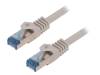 CQ4082S Patch cord; S/FTP; 6a; многопров; Cu; LSZH; серый; 7,5м
