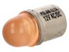 LO-BA15S-12AC/DC Лампочка LED; оранжевый; BA15S; 12ВDC; 12ВAC