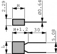 C052K562K1X5CA7301 Конденсатор 5.6 nF 100 VDC 5.08 mm