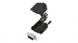 DTZK09-BK-DBP-K DE-09 Plug D-Sub Connector Kit, Zinc Backshell