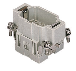 CCEM 06, CCE, 6 poles + earth, male insert, for male contacts 16A, EN 61984 (2001-11), ILME