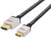 84488, Кабель; HDMI 1.3; вилка mini HDMI; 2м; черный, EDNET
