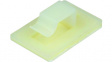 RND 475-00476 Self-adhesive clip natural Polyamide 6.6