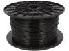 PLA-1.75-BLACK, Филамент: PLA; черный; 1кг; 200-235°C; ±0,05мм; 1,75мм, DEVIL DESIGN