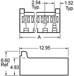 1-1375820-0, Socket housing, straight, Female, TE Connectivity