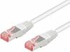 93217 Patch cord; S/FTP; 6; многопров; Cu; LSZH; белый; 0,25м