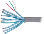6010C SL001 [305 м], Data Cable, Polypropylene,Twisted Pairs 3x6x0.34mm\x1a, Slate, Reel of 305 meter, Alpha Wire