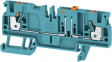 1989810000 ADT 2.5 2C BL test disconnect terminal block snap-on, 0.5...2.5 mm2 500 vac/vdc