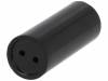 2819.5100, Распорная втулка; LED; Oвнешн:7,5мм; OLED:5мм; Дл:10мм; черный, Mentor