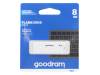 UME2-0080W0R11 Флешка; USB 2.0; 8ГБ; Считывание: 20МБ/с; Запись: 5МБ/с; Цвет: белый