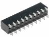 EPM-10-V Переключатель: DIP-SWITCH; Кол-во секций:10; ON-OFF; Шаг:2,54мм