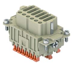CDSHF 18, female insert, 18 poles + PE, ILME