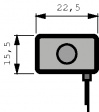 GA 100 K Piezo buzzer, cable connection