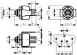 D13A72K2MDII1000 Потенциометр - Cermet 2.2 kΩ линейный ± 20 %