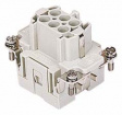 JSEF 06 female insert, 6 poles + PE