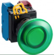 YW1L-M4E10Q4G Illuminated Pushbutton Switch, 10 A, 24 VDC