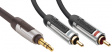 PROA3401 Audio cable 1 m Black