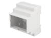 Z108JFP ABS V0 Корпус: на DIN-рейку; Х:70мм; Y:90мм; Z:65мм; ABS; серый; UL94V-0