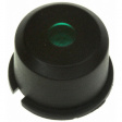 1E092 Cap, round, black for green LED green