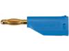 FK15LAU/1/BL Вилка; "банан" 4мм; 16А; 70ВDC; синий; Диам.кабеля макс:4мм