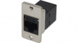 FACK2BKPM Cat 5e UTP Panel Mount Coupler